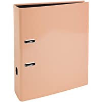 Exacompta 53567E Aquarel PremTouch - Archivador de palanca con tapa de cartón forrado e interior negro- lomo de 8 cm…